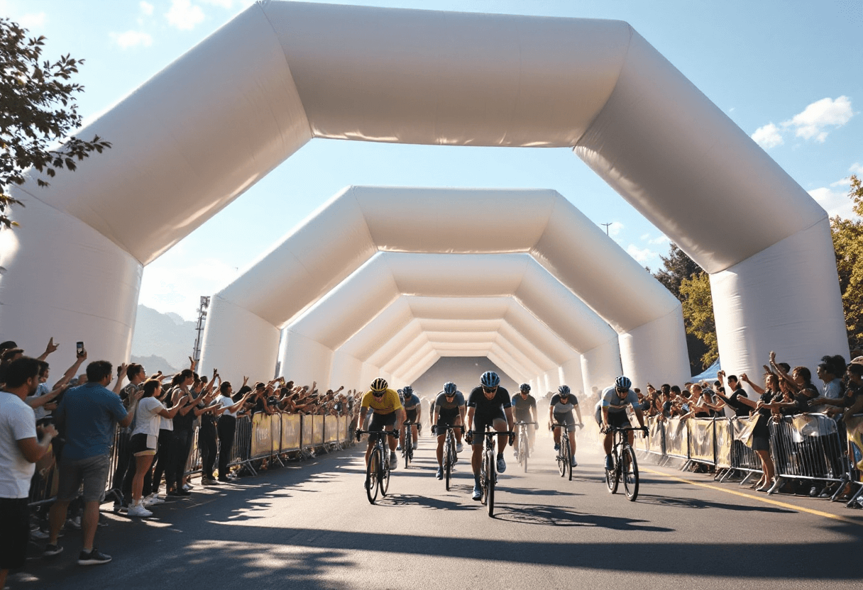 Arche cycliste sportive